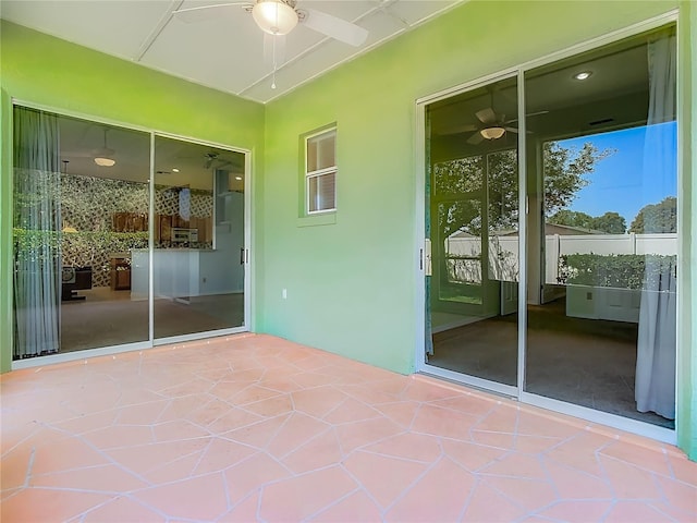 1157 Valley Creek Run, Winter Park, FL 32792 - view of patio featuring a ceiling fan