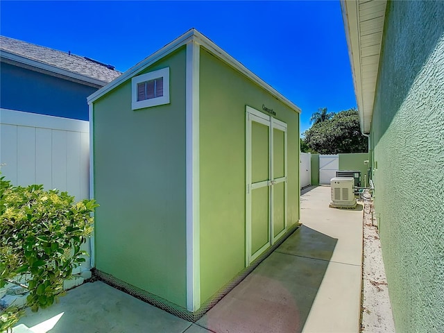 1157 Valley Creek Run, Winter Park, FL 32792 - view of shed featuring fence and cooling unit