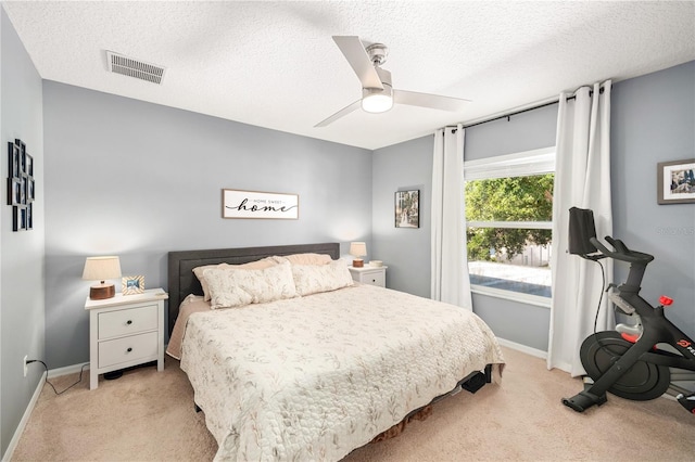1415 Sherbourne St, Winter Garden, FL 34787 - bedroom with visible vents, light colored carpet, and baseboards