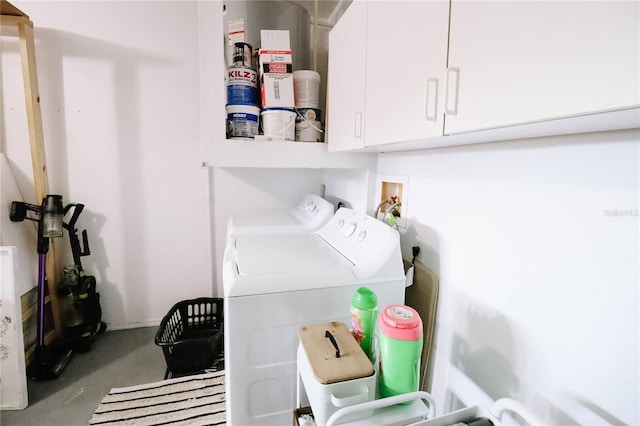 4217 Avanti Cir, New Port Richey, FL 34655 - washroom featuring cabinet space and washer and clothes dryer