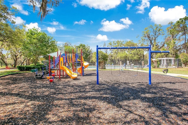view of community playground