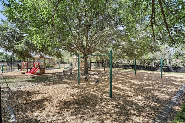 view of communal playground