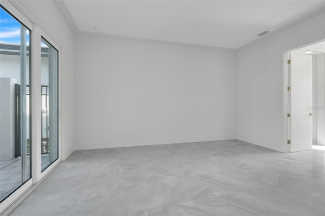 3024 Kensington Ave, Davenport, FL 33837 - empty room with crown molding, visible vents, and a healthy amount of sunlight