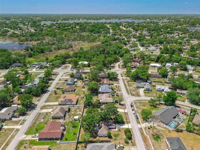 3205 Clewiston St, Deltona, FL 32738 - drone / aerial view with a water view and a residential view