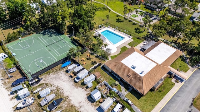 aerial view