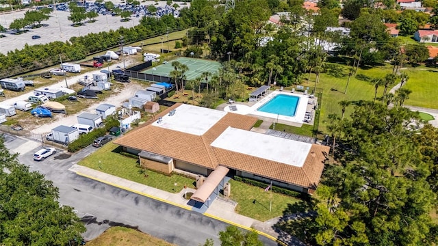 drone / aerial view