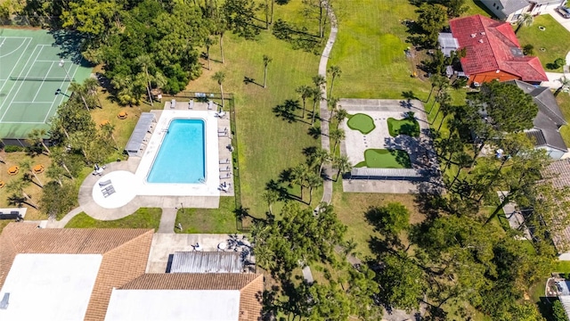drone / aerial view