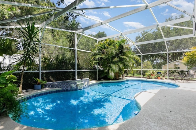 11506 Clair Pl, Clermont, FL 34711 - pool featuring a lanai, an in ground hot tub, and a patio area
