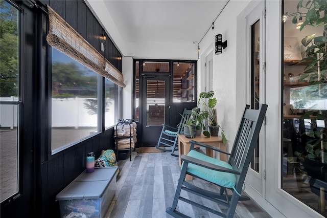 sunroom with a healthy amount of sunlight