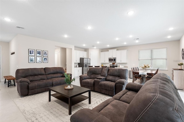 416 Southfield St, Kissimmee, FL 34747 - living area featuring visible vents and recessed lighting