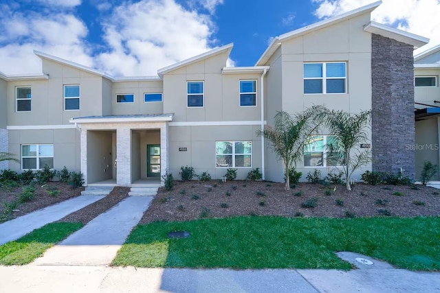 multi unit property with stucco siding