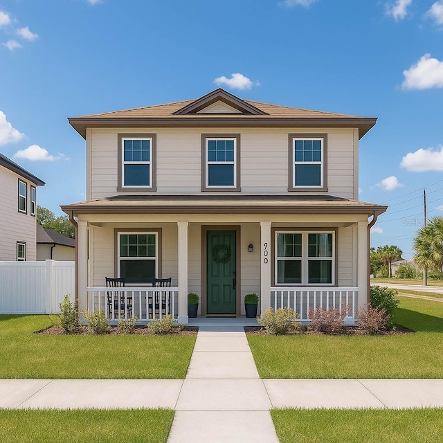 900 S Maple Ave, Sanford, FL 32771 - view of front of home featuring a porch