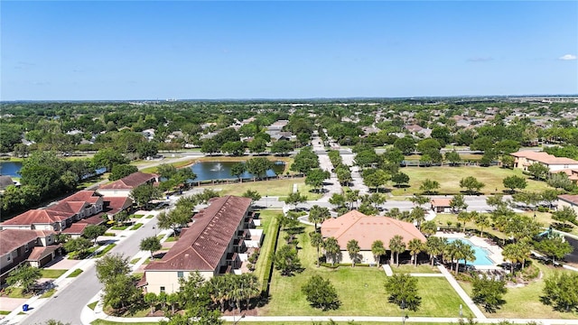 2167 Velvet Leaf Dr, Ocoee, FL 34761 - bird's eye view featuring a water view and a residential view