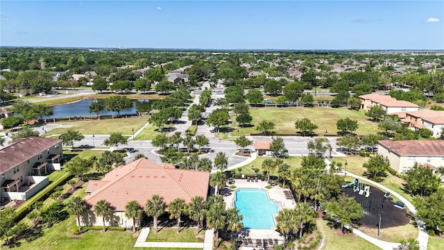 2167 Velvet Leaf Dr, Ocoee, FL 34761 - aerial view featuring a residential view and a water view