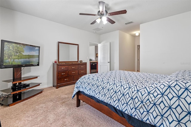 1918 Marabou Dr, Davenport, FL 33896 - carpeted bedroom featuring a ceiling fan and visible vents