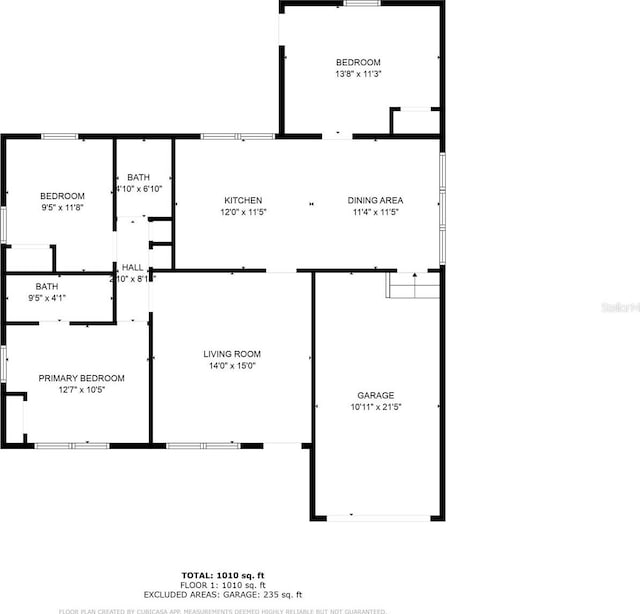 1411 N Powers Dr, Orlando, FL 32818 - view of layout