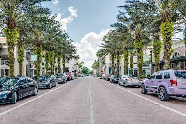 view of street featuring street lighting