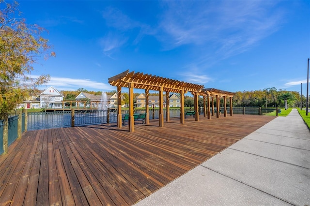 4011 Venetian Bay Dr Unit 103, Kissimmee, FL 34741 - view of home's community with a pergola