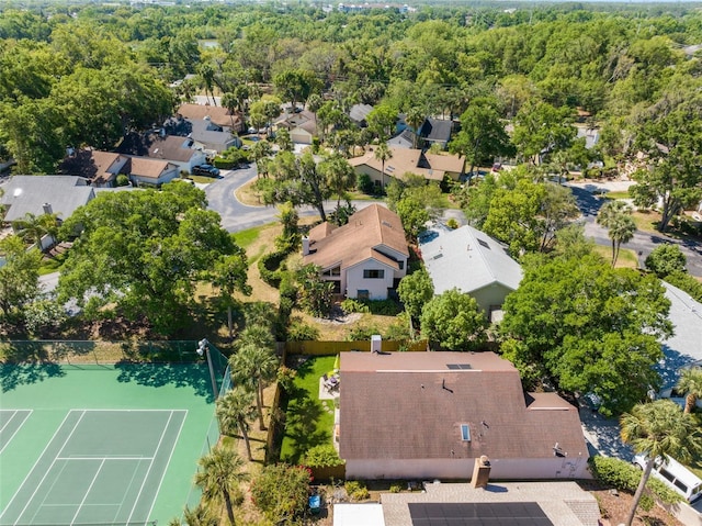 birds eye view of property featuring a residential view
