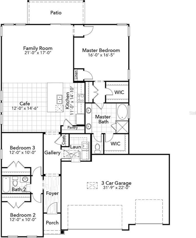 144 Point Pleasant Dr, Palm Coast, FL 32164 - view of layout