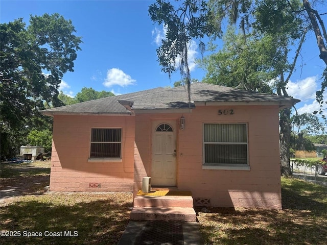 502 S Robbins Ave, Titusville, FL 32796 - bungalow featuring roof with shingles