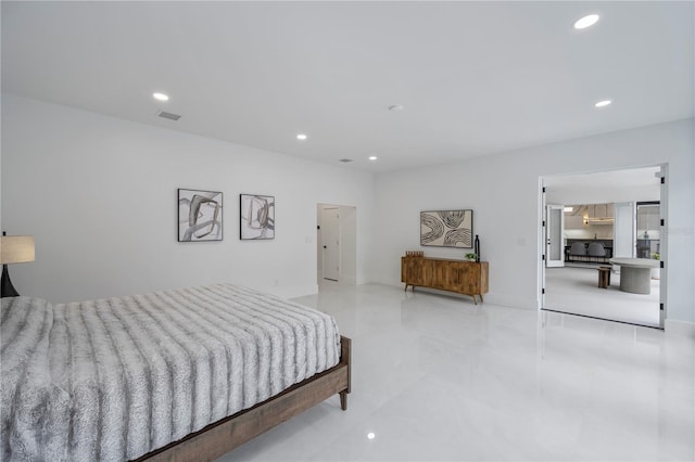 10849 Emerald Chase Dr, Orlando, FL 32836 - bedroom with recessed lighting and tile patterned flooring