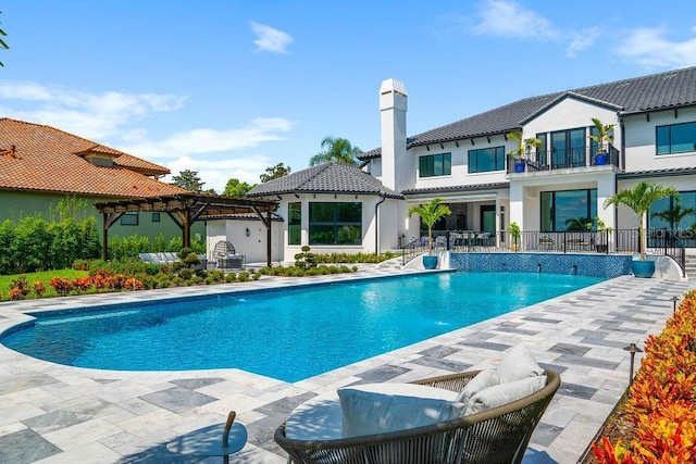 570 Manor Rd, Maitland, FL 32751 - pool with a pergola and a patio area