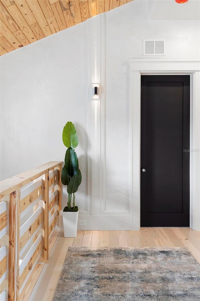 detailed view of wood finished floors