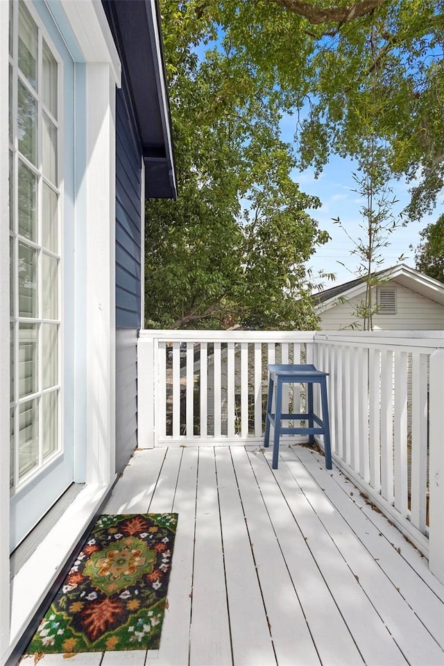 view of deck
