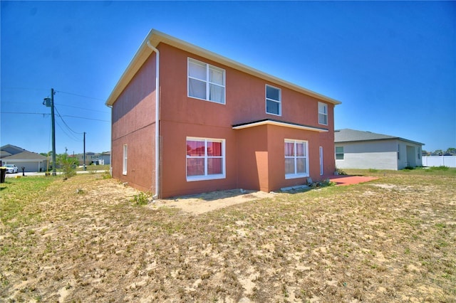 view of rear view of property