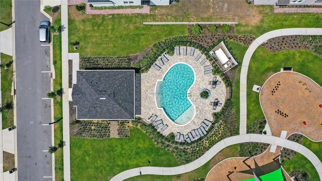 drone / aerial view