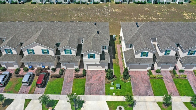 drone / aerial view featuring a residential view