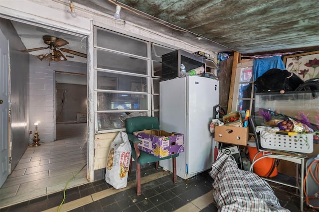 1136 Lakewood Park Dr, Daytona Beach, FL 32117 - miscellaneous room with a ceiling fan