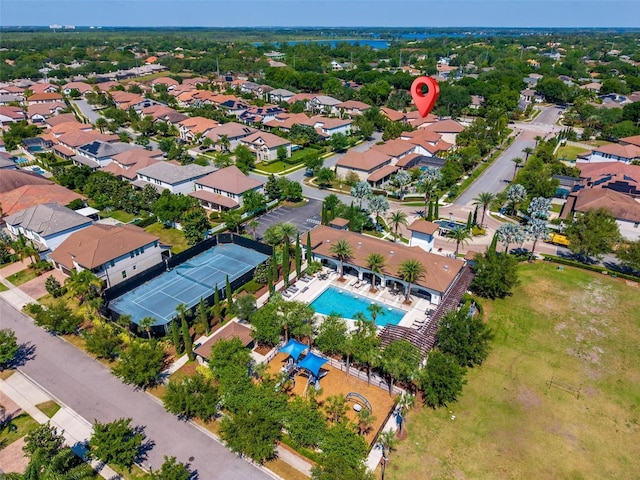 8625 Brixford St, Orlando, FL 32836 - drone / aerial view with a residential view