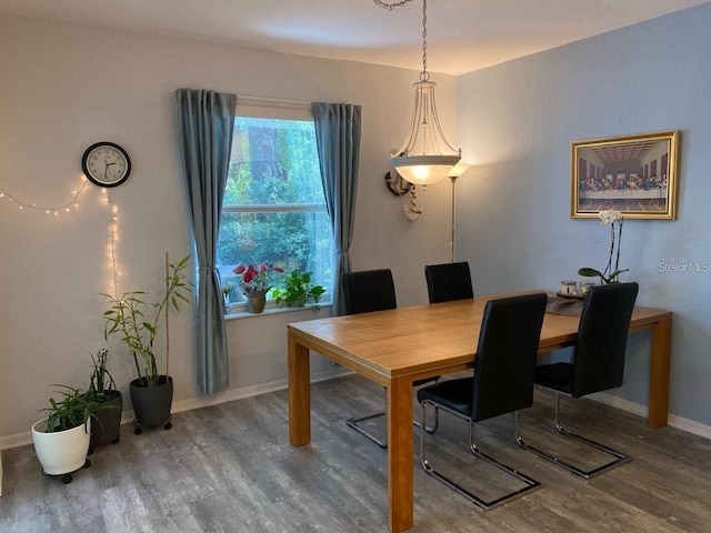 19430 SW 100th Loop, Dunnellon, FL 34432 - dining space featuring wood finished floors and baseboards