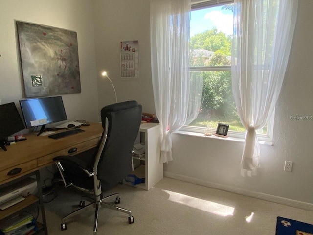 19430 SW 100th Loop, Dunnellon, FL 34432 - office with healthy amount of natural light and baseboards