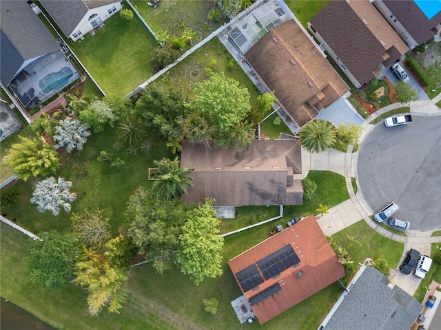 birds eye view of property featuring a residential view