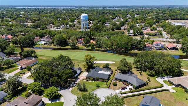 7655 Persian Ct, Orlando, FL 32819 - birds eye view of property with view of golf course, a water view, and a residential view