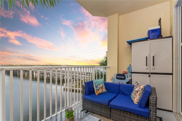 8800 Bay Pines Blvd Unit 306, Saint Petersburg, FL 33709 - balcony featuring a grill and a water view