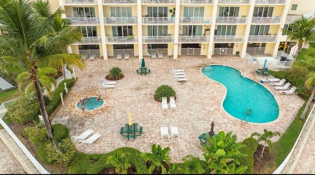 8800 Bay Pines Blvd Unit 306, Saint Petersburg, FL 33709 - pool with a patio
