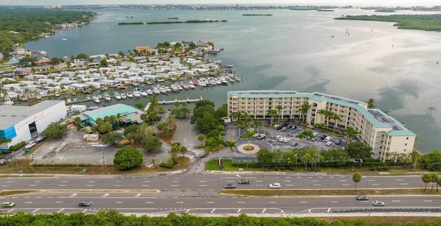 8800 Bay Pines Blvd Unit 306, Saint Petersburg, FL 33709 - birds eye view of property featuring a water view
