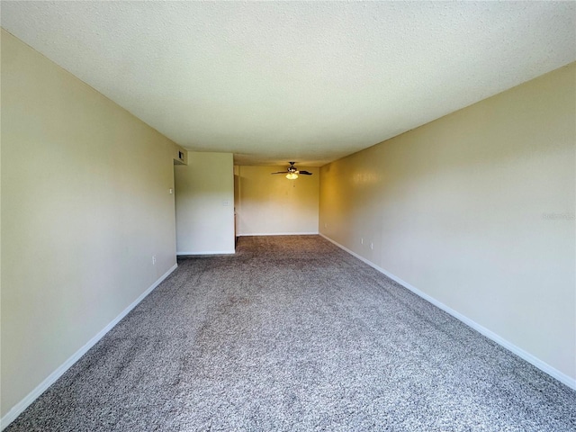 1695 Lee Rd Unit E214, Winter Park, FL 32789 - carpeted empty room featuring a ceiling fan, baseboards, and a textured ceiling