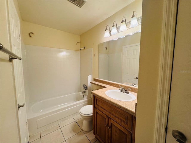 1695 Lee Rd Unit E214, Winter Park, FL 32789 - full bathroom featuring tile patterned floors, shower / bathtub combination, toilet, and vanity