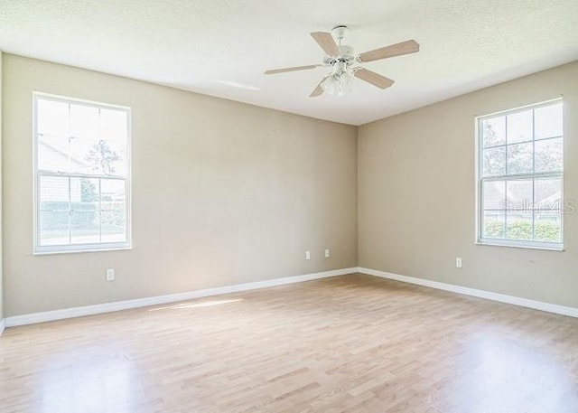 2503 SE 18th Cir, Ocala, FL 34471 - unfurnished room featuring light wood-style flooring, baseboards, and a ceiling fan