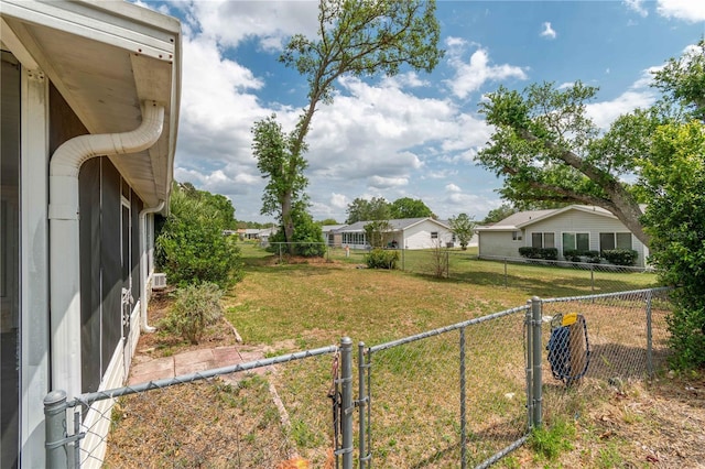 6366 SW 115th Street Rd, Ocala, FL 34476 - view of yard with a fenced backyard and a gate