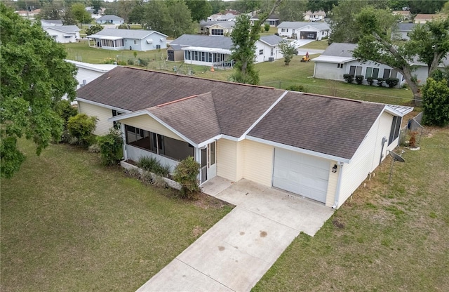 6366 SW 115th Street Rd, Ocala, FL 34476 - drone / aerial view with a residential view