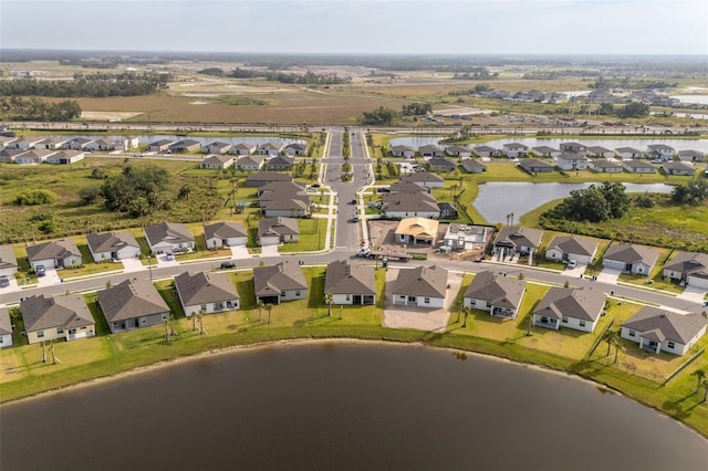 10008 Last Light Gln, Parrish, FL 34219 - birds eye view of property featuring a water view and a residential view