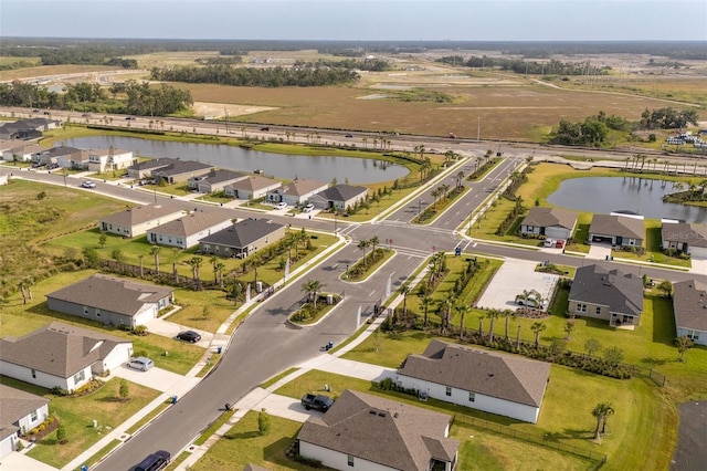 10008 Last Light Gln, Parrish, FL 34219 - aerial view with a water view and a residential view