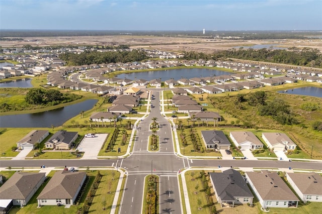 10008 Last Light Gln, Parrish, FL 34219 - bird's eye view featuring a residential view and a water view