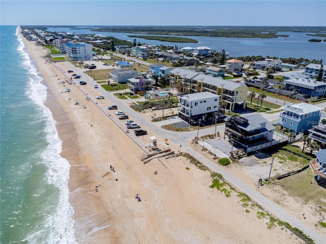 865 Ladyfish Ave Unit C104, New Smyrna Beach, FL 32169 - birds eye view of property featuring a view of the beach and a water view